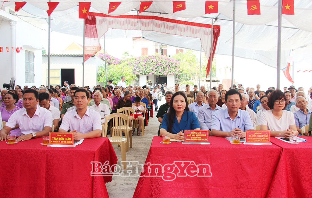 Xã Vũ Tiên: Ra mắt mô hình khu dân cư “Đoàn kết, ấm no, hạnh phúc”