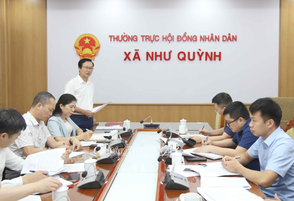 Giám sát việc thực hiện các quy định của pháp luật về bảo vệ môi trường tại xã Như Quỳnh