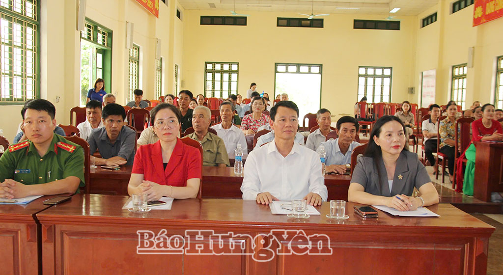 Xã Quang Hưng: Ra mắt mô hình khu dân cư “Đoàn kết, ấm no, hạnh phúc” và ký cam kết đảm bảo an ninh, trật tự