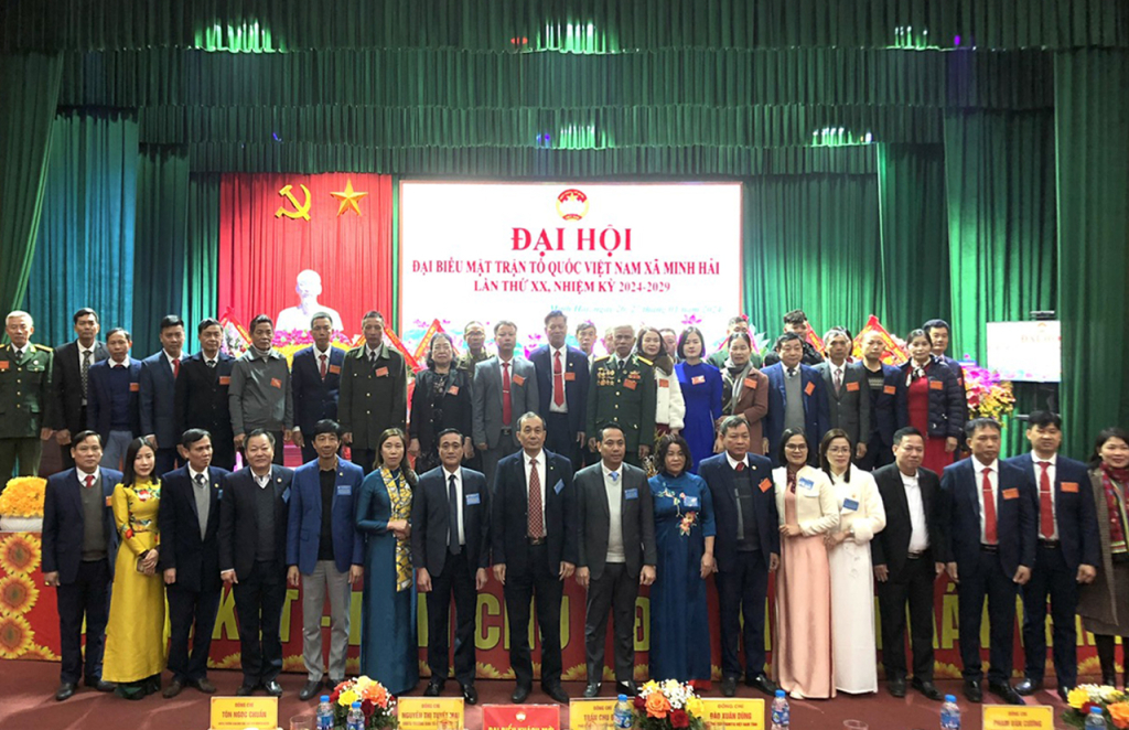 Đại hội đại biểu MTTQ Việt Nam xã Minh Hải lần thứ XX, nhiệm kỳ 2024 – 2029