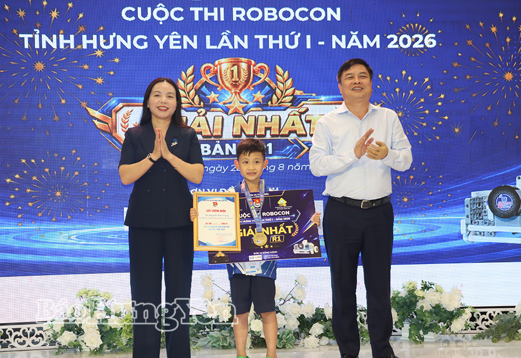 Tổng kết, trao giải Cuộc thi Robocon tỉnh Hưng Yên năm 2026