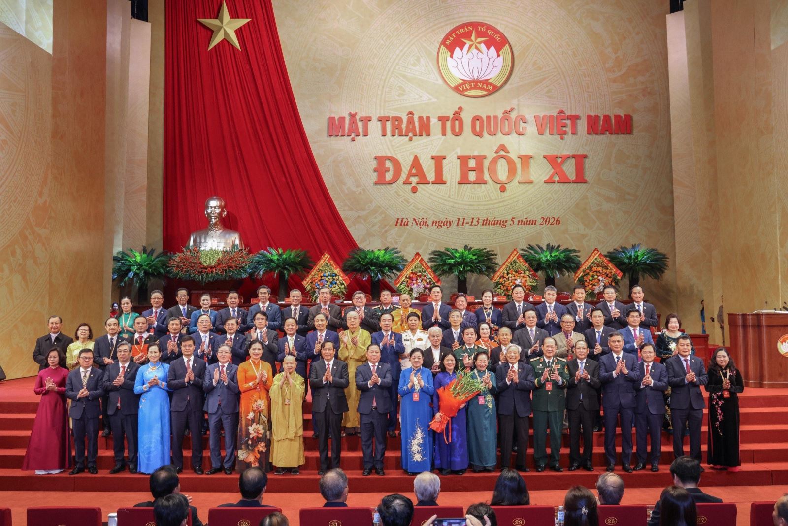 70 vị tham gia Đoàn Chủ tịch UBTƯ MTTQ Việt Nam khóa XI