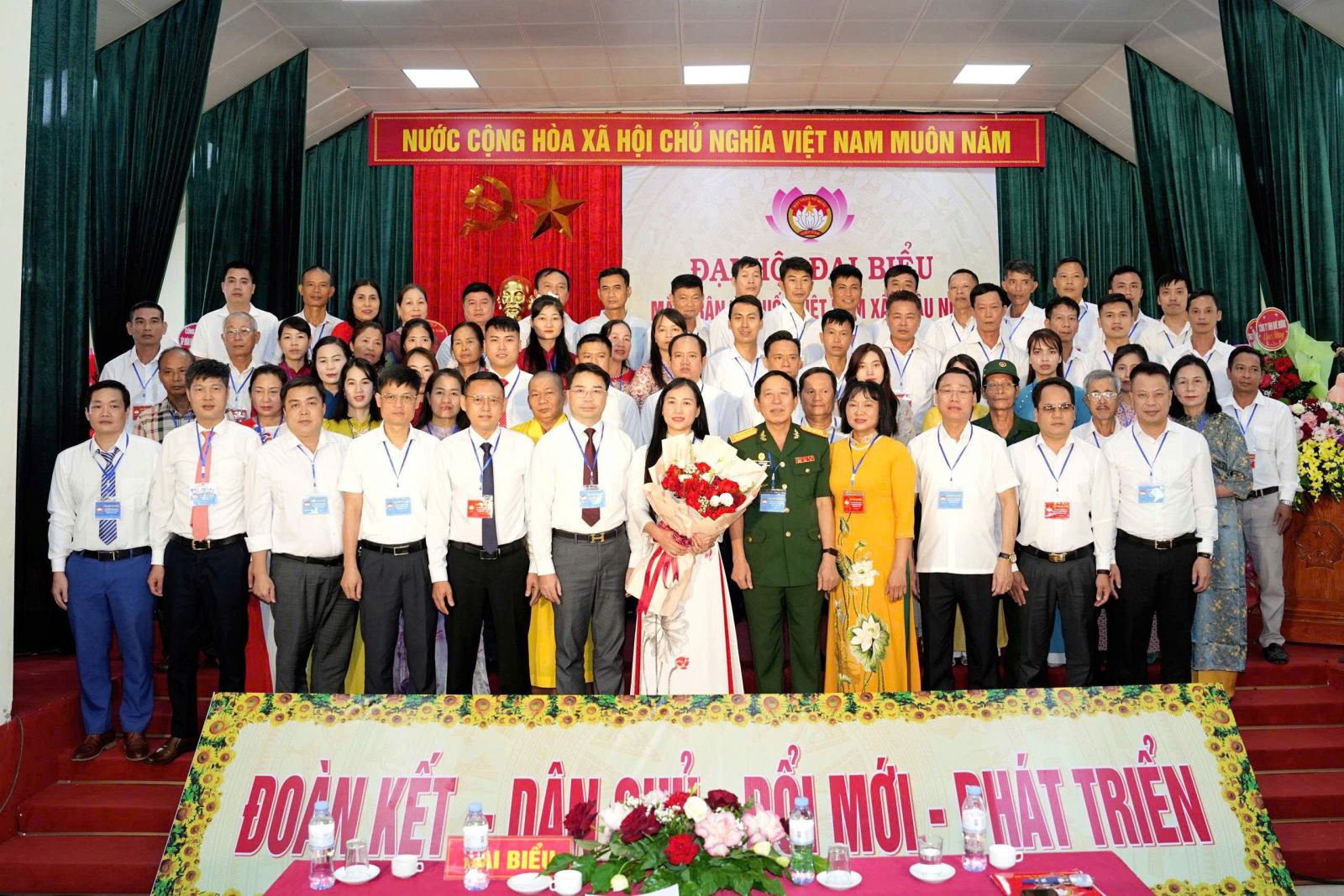 Đại hội đại biểu Mặt trận Tổ quốc Việt Nam xã Châu Ninh thành công tốt đẹp